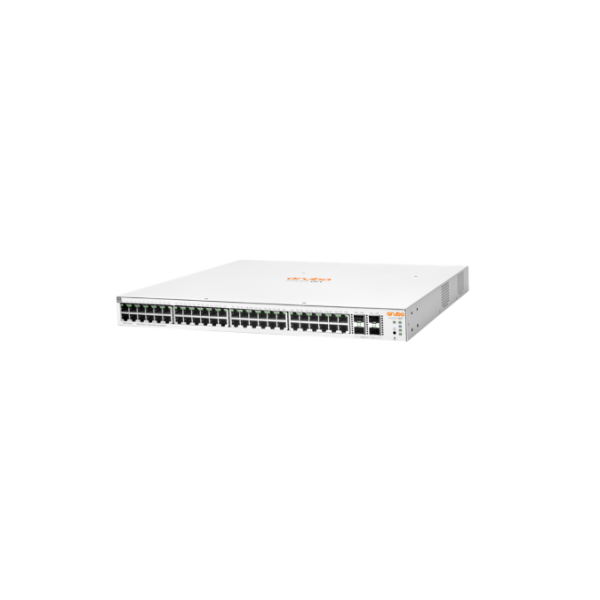 HPE Aruba Networking Instant On 1930 48G Class4 PoE 4SFP/SFP+ 370W Gestito L2+ Gigabit Ethernet [10/100/1000] Supporto Power over Ethernet [PoE] 1U Bianco (Aruba Instant On 1930 48G Class4 PoE)HpeJL686B