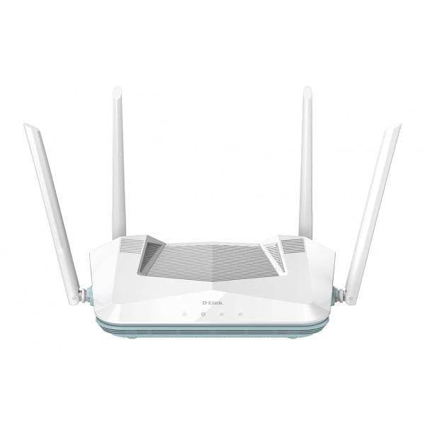 D-Link R32 router wireless Gigabit Ethernet Dual-band [2.4 GHz/5 GHz] Bianco (EAGLE PRO AI AX3200 SMART - ROUTER)D-link0790069466144R32/B