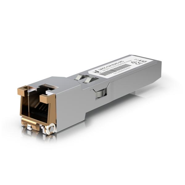 Ubiquiti UACC-CM-RJ45-MG modulo del ricetrasmettitore di rete Rame 10000 Mbit/s SFP+ (Ubiquiti Networks UACC-CM-RJ45-MG network transceiver module Copper 1000 Mbit/s RJ-45)UbiquitiUACC-CM-RJ45-MG