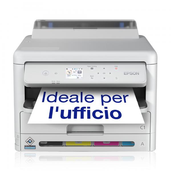Epson WorkForce Pro WF-C5390DW (Epson WorkForce Pro WF-C5390DW - Stampante - colore - Duplex - ink-jet - A4/Legal - 4800 x 1200 dpi - fino a 25 ppm [mono] / fino a 25 ppm [colore] - capacit 330 fogli - USB, Wi-Fi, Gigabit LAN)Epson8715946703510C11CK25401