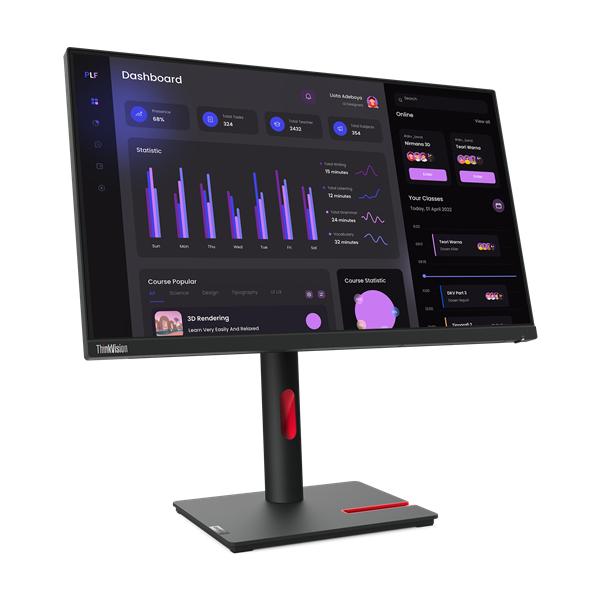 Lenovo ThinkVision T24i-30 Monitor PC 60,5 cm [23.8] 1920 x 1080 Pixel Full HD LED Nero (ThinkVision T24i-30 23.8 FHD/IPS Monitor. WARRANTY: NO)Lenovo019680190512263CFMARXEU