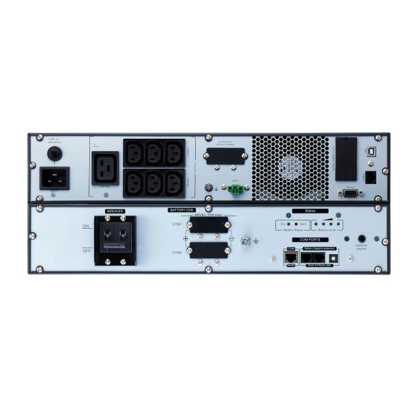 APC SRVL3KRILRK gruppo di continuità [UPS] Doppia conversione [online] 3 kVA 2700 W 7 presa[e] AC (EASY UPS ON-LINE LI-ION SRVL RT - EXT. RUNTIME 3000VA 230V WITH RA)ApcSRVL3KRILRK