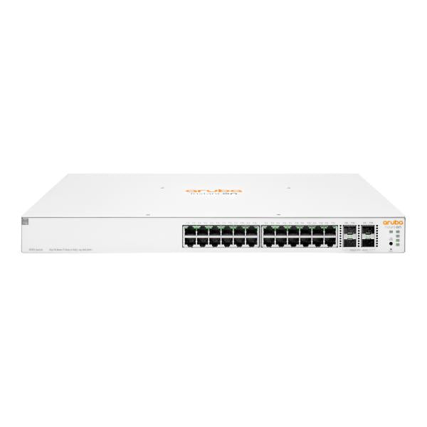 HPE Aruba Networking Aruba Instant On 1930 24G Class4 PoE 4SFP/SFP+ 370W Gestito L2+ Gigabit Ethernet [10/100/1000] Supporto Power over Ethernet [PoE] 1U Bianco (HPE Networking Instant On 1930 24G Class4 PoE 4SFP/SFP+ 370W Switch - Switch - L3 - Mana...