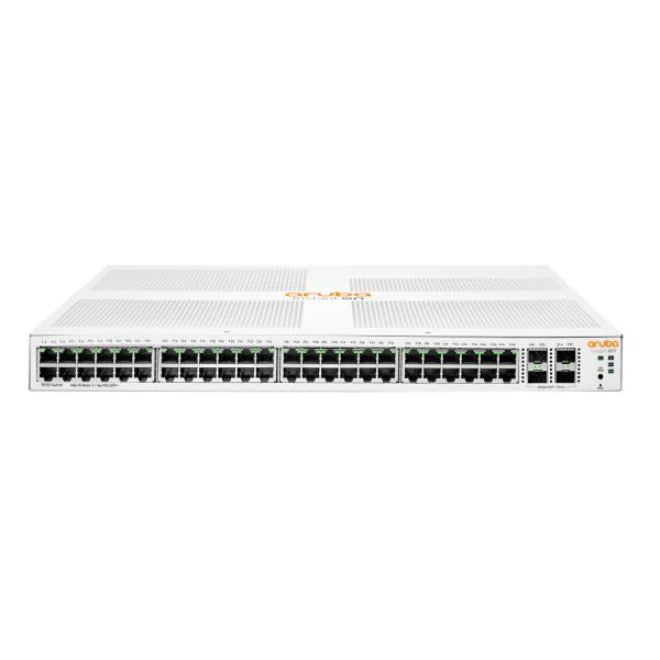 HPE Aruba Networking Aruba Instant On 1930 48G Class4 PoE 4SFP/SFP+ 370W Gestito L2+ Gigabit Ethernet [10/100/1000] Supporto Power over Ethernet [PoE] 1U Bianco (HPE NETWORKING INSTANT ON SWITCH SERIES,1930 48G CLASS4 PoE 4SFP/SFP+ 370W)Hpe0190017593...