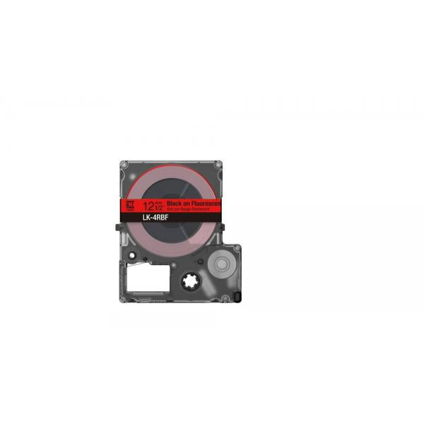 Epson LK-4RBF Nero, Rosso (EPSON LK-4RBF COLOUR TAPE 12MM FLUORESCENT RED/BLACK [5M])Epson Consumer Et8715946713885C53S672099