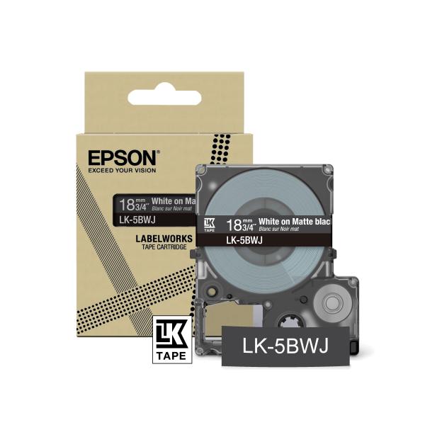Epson LK-5BWJ Nero, Bianco (Epson LabelWorks LK-5BWJ - tapepatron)Epson Consumer Et8715946713724C53S672083