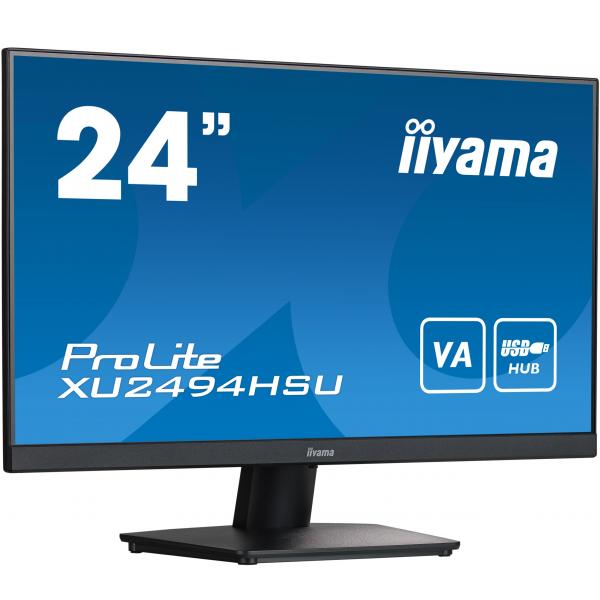 Iiyama ProLite XU2494HSU-B2 Monitor PC 60,5 cm [23.8] 1920 x 1080 Pixel Full HD LED Nero (iiyama ProLite XU2494HSU-B2 computer monitor 60.5 cm [23.8'] 1920 x 1080 pixels Full HD LED Black)Iiyama4948570120819XU2494HSU-B2