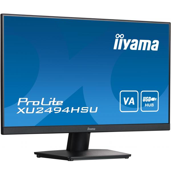 Iiyama ProLite XU2494HSU-B2 Monitor PC 60,5 cm [23.8] 1920 x 1080 Pixel Full HD LED Nero (iiyama ProLite XU2494HSU-B2 computer monitor 60.5 cm [23.8'] 1920 x 1080 pixels Full HD LED Black)Iiyama4948570120819XU2494HSU-B2