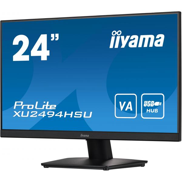 Iiyama ProLite XU2494HSU-B2 Monitor PC 60,5 cm [23.8] 1920 x 1080 Pixel Full HD LED Nero (iiyama ProLite XU2494HSU-B2 computer monitor 60.5 cm [23.8'] 1920 x 1080 pixels Full HD LED Black)Iiyama4948570120819XU2494HSU-B2