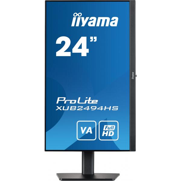 Iiyama ProLite XUB2494HS-B2 Monitor PC 60,5 cm [23.8] 1920 x 1080 Pixel Full HD LED Nero (iiyama ProLite XUB2494HS-B2 computer monitor 60.5 cm [23.8'] 1920 x 1080 pixels Full HD LED Black)Iiyama4948570120802XUB2494HS-B2