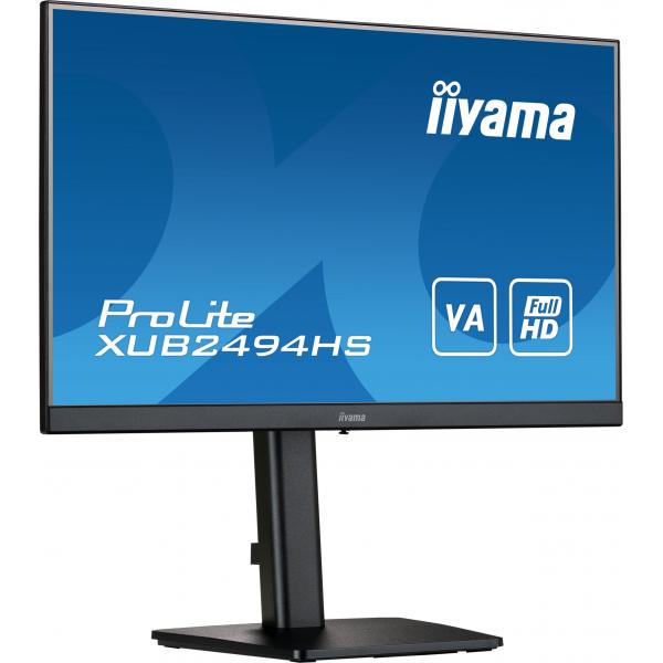 Iiyama ProLite XUB2494HS-B2 Monitor PC 60,5 cm [23.8] 1920 x 1080 Pixel Full HD LED Nero (iiyama ProLite XUB2494HS-B2 computer monitor 60.5 cm [23.8'] 1920 x 1080 pixels Full HD LED Black)Iiyama4948570120802XUB2494HS-B2