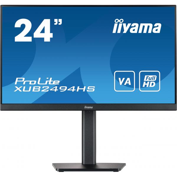 Iiyama ProLite XUB2494HS-B2 Monitor PC 60,5 cm [23.8] 1920 x 1080 Pixel Full HD LED Nero (iiyama ProLite XUB2494HS-B2 computer monitor 60.5 cm [23.8'] 1920 x 1080 pixels Full HD LED Black)Iiyama4948570120802XUB2494HS-B2