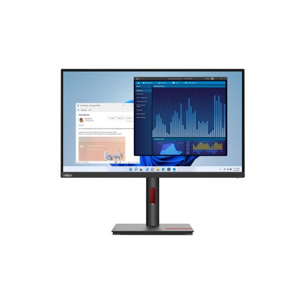 Lenovo ThinkVision T27p-30 Monitor PC 68,6 cm [27] 3840 x 2160 Pixel 4K Ultra HD LED Nero (ThinkVision T27p-30 UHD/ USB-C 27'' Monitor. WARRANTY: 3YR CCR)Lenovo63A9GAT1EU