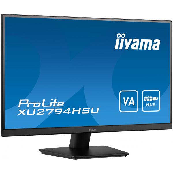 Iiyama ProLite XU2794HSU-B1 Monitor PC 68,6 cm [27] 1920 x 1080 Pixel Full HD LCD Nero (27 XU2794HSU-B1Monitor - 27 VA LCD with Slim Bezel 4ms Full HD 1920x1080 250 cd/m Brightness 1x HDMI1 x DisplayPort 1 x VGA USB Hub 2 x 2W Speakers)Iiyama49485701...