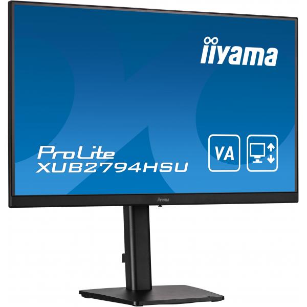 Iiyama ProLite XUB2794HSU-B1 Monitor PC 68,6 cm [27] 1920 x 1080 Pixel Full HD LCD Nero (iiyama ProLite XUB2794HSU-B1 computer monitor 68.6 cm [27'] 1920 x 1080 pixels Full HD LCD Black)Iiyama4948570120840XUB2794HSU-B1