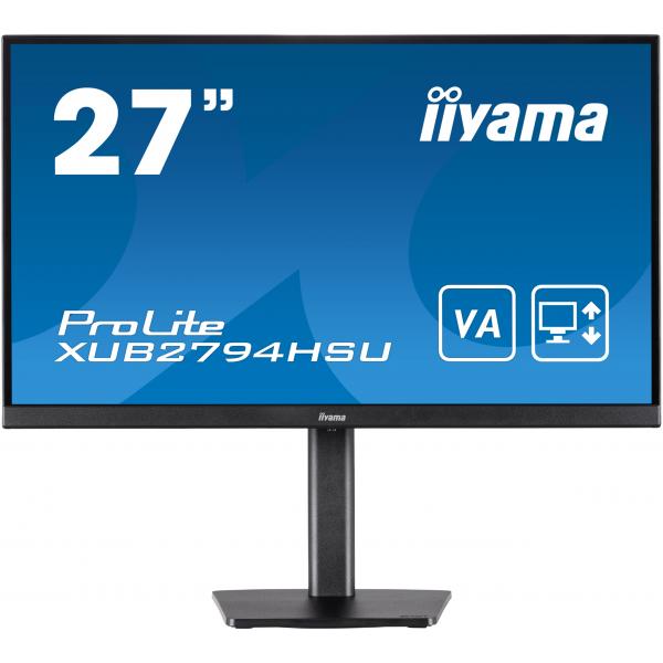 Iiyama ProLite XUB2794HSU-B1 Monitor PC 68,6 cm [27] 1920 x 1080 Pixel Full HD LCD Nero (iiyama ProLite XUB2794HSU-B1 computer monitor 68.6 cm [27'] 1920 x 1080 pixels Full HD LCD Black)Iiyama4948570120840XUB2794HSU-B1