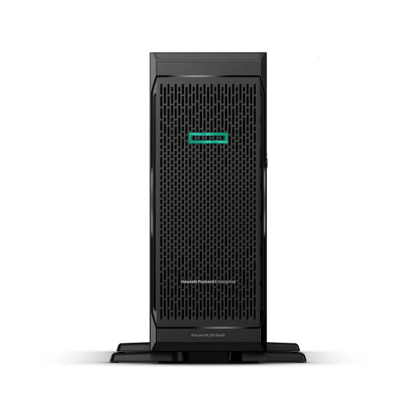HPE ProLiant ML350 Gen10 server Tower [4U] Intel Xeon Silver 4214R 2,4 GHz 32 GB DDR4-SDRAM 800 W (ML350 Gen10 4214R/32GB/P408i-a/8SFF/800W)HpeP59549-421