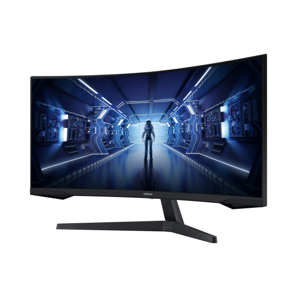 Samsung Monitor Gaming Odyssey G5 da 34'' Ultra WQHD Curvo (Odyssey C34G55TWWP 86.4 cm - [34] 3440 x 1440 pixels - UltraWide Dual Quad HD LED Black - Warranty: 12M)SamsungLC34G55TWWPXEN