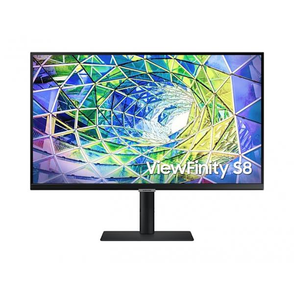 Samsung ViewFinity S8 S80UA Monitor PC 68,6 cm [27] 3840 x 2160 Pixel 4K Ultra HD LCD Nero (Samsung LCD S27A800UNP 27 black)SamsungLS27A800UNPXEN