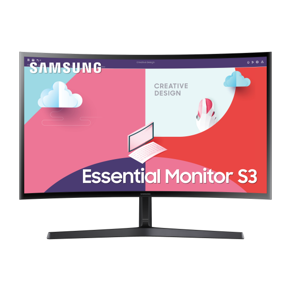 Samsung Monitor Curvo Serie S36C da 24'' Full HD (Computer Monitor 68.6 Cm - [27] 1920 X 1080 Pixels Full - Hd Led Black - Warranty: 12M)SamsungLS27C366EAUXEN