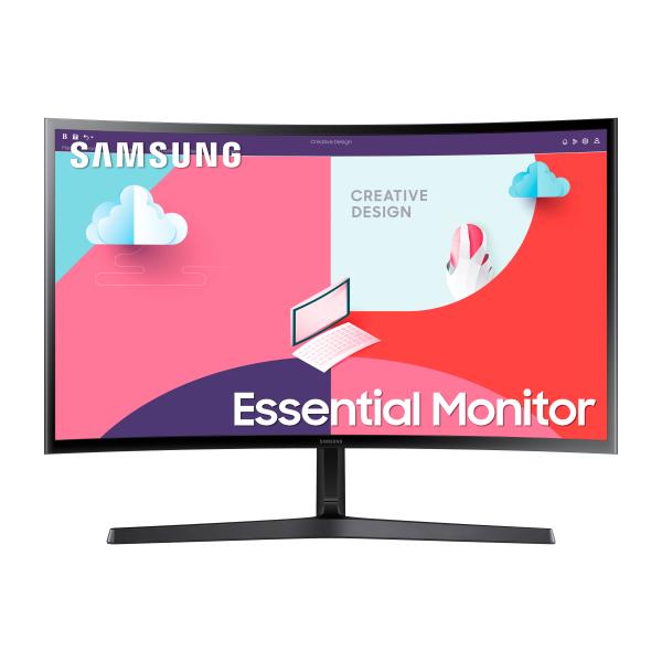 Samsung Monitor Curvo Serie S36C da 24'' Full HD (Computer Monitor 68.6 Cm - [27] 1920 X 1080 Pixels Full - Hd Led Black - Warranty: 12M)SamsungLS27C366EAUXEN