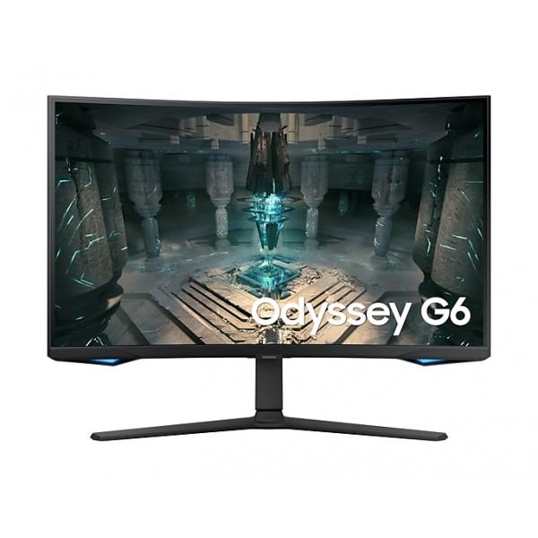 Samsung LS32BG650EUXXU Monitor PC 81,3 cm [32] 2560 x 1440 Pixel Quad HD Nero (Samsung Odyssey G6 S32BG650EU - G65B Series - LED monitor - Smart - gaming - curved - 32 - 2560 x 1440 QHD @ 240 Hz - VA - 350 cd/m - 2500:1 - DisplayHDR 600 - 1 ms - 2xHD...