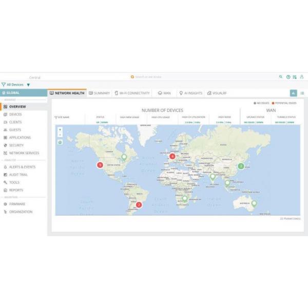 HPE Aruba Networking Central Switch Class4 Advanced 3-year Subscription E-STU (HPE Aruba Central - Licenza d'uso in abbonamento [avanzata] [3 anni] - 1 switch - ESD)Hpe0190017648446S0T68AAE