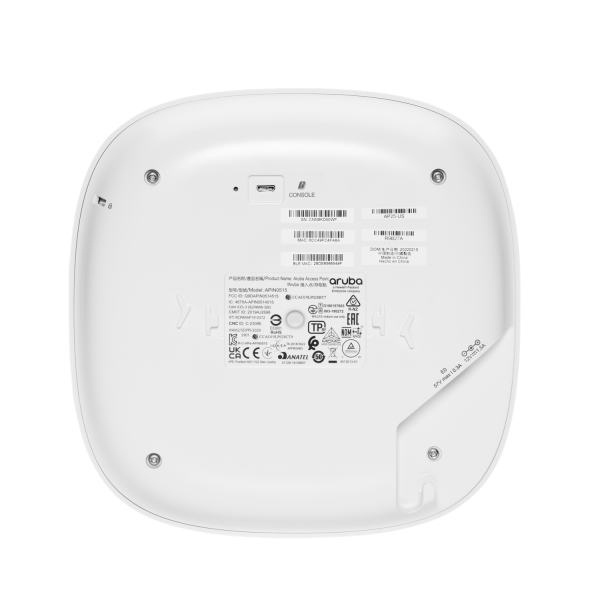 HPE Aruba Instant On AP25 [RW] [x5] 5374 Mbit/s Bianco Supporto Power over Ethernet [PoE] (ARUBA AP25 5 UNIT BUNDLE - INSTANT ON AP25 [RW] 4X4 WI-FI 6)HpeR9B28A_BUNDLE5UNITS