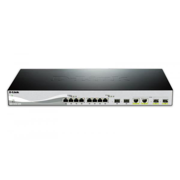 D-Link DXS-1210-12TC/E switch di rete Gestito L2 10G Ethernet [100/1000/10000] 1U Nero, Argento (D-Link Switch 8XG 4SFP+ 8x10G 4xSFP ma)D-link0790069467653DXS-1210-12TC/E