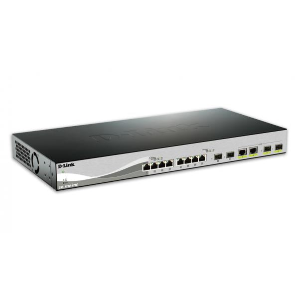 D-Link DXS-1210-12TC/E switch di rete Gestito L2 10G Ethernet [100/1000/10000] 1U Nero, Argento (D-Link Switch 8XG 4SFP+ 8x10G 4xSFP ma)D-link0790069467653DXS-1210-12TC/E