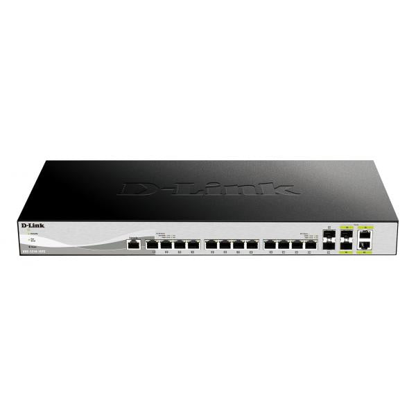 D-Link DXS-1210-16TC/E switch di rete Gestito L2 10G Ethernet [100/1000/10000] Grigio (16 Port Smart Managed Switch - including 12x 10G, 2x SFP+ & - 2x Combo 10GBase-T/SFP+ ports)D-link0790069467660DXS-1210-16TC/E