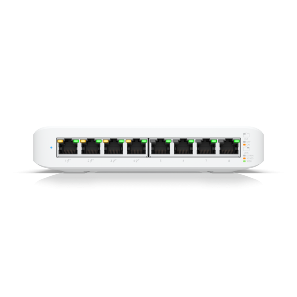 Ubiquiti Lite 8 PoE Gestito L2 Gigabit Ethernet [10/100/1000] Supporto Power over Ethernet [PoE] Bianco (UniFi Switch Lite 8 PoE UniFi - Warranty: 24M)Ubiquiti0810010078629USW-LITE-8-POE-UK