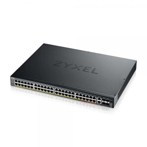Zyxel XGS2220-54FP Gestito L3 Gigabit Ethernet [10/100/1000] Supporto Power over Ethernet [PoE] (Zyxel XGS2220 Series XGS2220-54FP - Switch - accesso L3, NebulaFLEX Cloud, 960 W - gestito - 48 x Gigabit Ethernet + 6 x 10 Gigabit [uplink] - desktop, m...