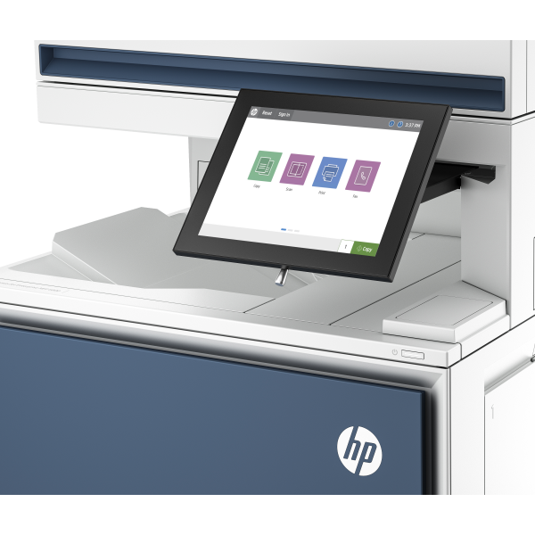 HP LaserJet Enterprise 6800dn Multifunction Colore Stampante, Solo Ethernet; Fotocopiatrice, scanner (Color Laserjet Enterprise Mfp - 6800Dn Printer, Print, Copy, - Scan, Fax [Optional], Automatic Document Feeder Optional High-Capacity Trays - Warran...