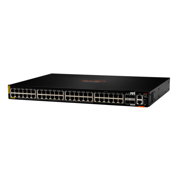 HPE Aruba Networking CX 6200M 48G Class4 PoE 4SFP+ Switch (HPE ARUBA SWITCH 6200M 48-PORTS CLASS4 P,oE 4SFP+)HpeR8Q70A