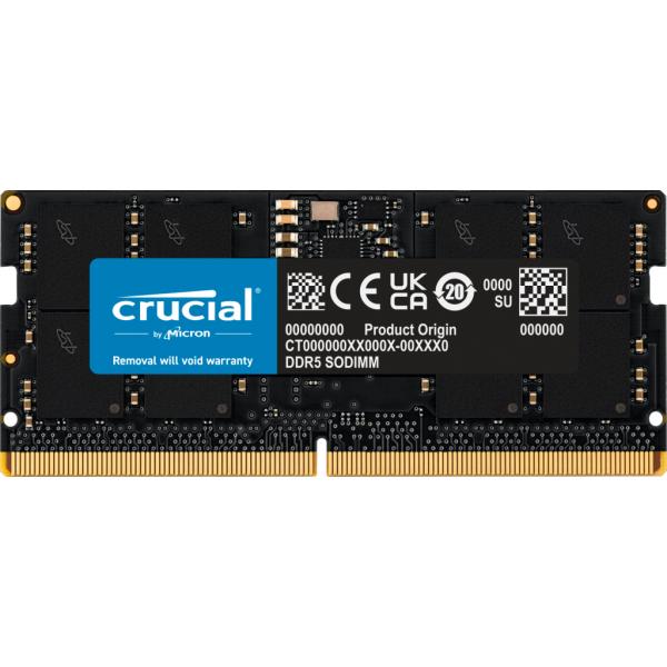 Crucial CT16G56C46S5 memoria 16 GB 1 x 16 GB DDR5 262-pin SO-DIMM Data Integrity Check [verifica integrità dati] (Crucial DDR5 RAM 16GB 5600MHz SODIMM [Lifetime warranty])CrucialCT16G56C46S5