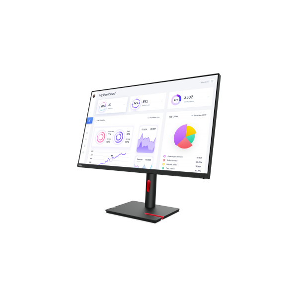 Lenovo ThinkVision T32p-30 Monitor PC 80 cm [31.5] 3840 x 2160 Pixel 4K Ultra HD LED Nero (Thinkvision T32P-30 80 Cm - [31.5] 3840 X 2160 Pixels 4K - Ultra Hd Led Black - Warranty: 12M)Lenovo019680120321163D2GAT1EU