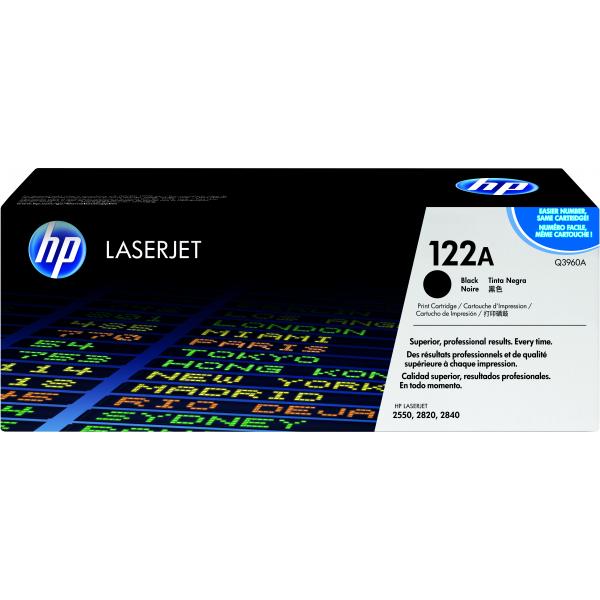 HP 122A Black Original LaserJet Toner Cartridge cartuccia toner 1 pz Originale Nero (Toner HP 122A / Q3960A Black)HpQ3960A