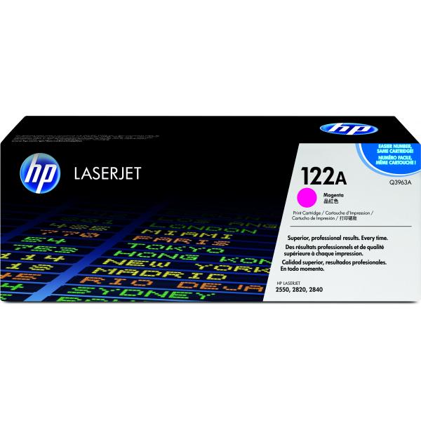 HP 122A Magenta Original LaserJet Toner Cartridge cartuccia toner 1 pz Originale (HP 122A - magenta - original - LaserJe)HpQ3963A