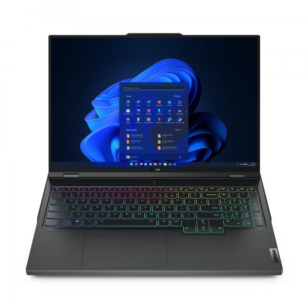 Lenovo Legion Pro 7 16IRX8H Intel Core i9 i9-13900HX Computer portatile 40,6 cm [16] WQXGA 32 GB DDR5-SDRAM 1 TB SSD NVIDIA GeForce RTX 4090 Wi-Fi 6E [802.11ax] Windows 11 Home Inglese UK Grigio (LEGPRO7 16 I9-13900HX 32GB 1TB 4090) - Versione UKLeno...