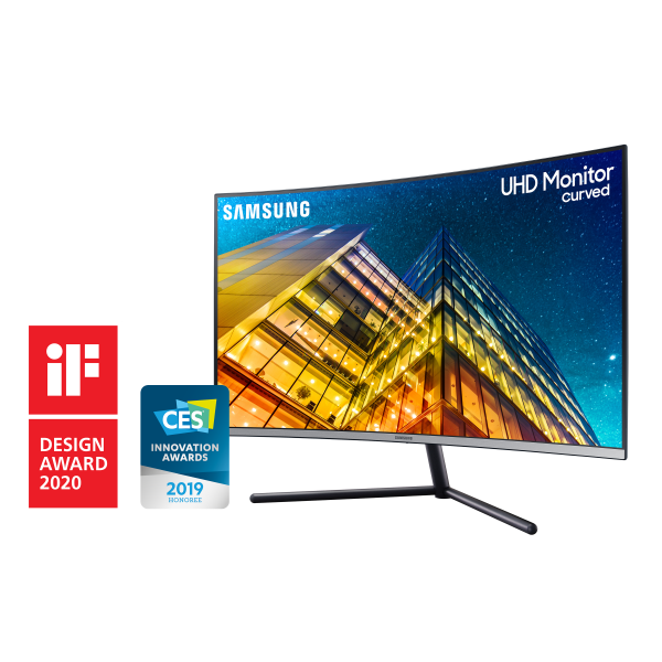 Samsung UR59C Monitor PC 81,3 cm [32] 3840 x 2160 Pixel 4K Ultra HD LED Grigio (Samsung U32R590CWP - LED-skrm - kurve)Samsung8806094772005LU32R590CWPXEN