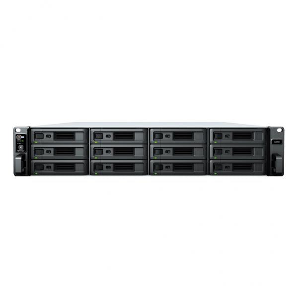 Synology SA SA6400 server NAS e di archiviazione Armadio [2U] EPYC 7272 32 GB DDR4 0 TB DiskStation Manager Nero (Synology SA6400 12 bay rack; 7272 12-core[24-thread] 2.9GHz; max. boost clock up to 3.2 GHz; 32GB DDR4 RDIMM; 4 x 1GbE and 2 x 10GbE; su...