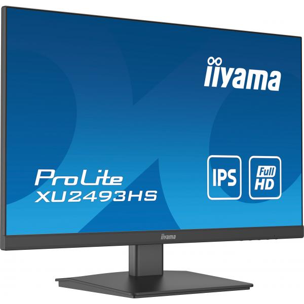 Iiyama XU2493HS-B5 Monitor PC 61 cm [24] 1920 x 1080 Pixel Full HD LED Nero (iiyama ProLite 23.8''LED 1920x1080FHD 75Hz Monitor HDMI DisplayPort Speakers - Black)Iiyama4948570121151XU2493HS-B5