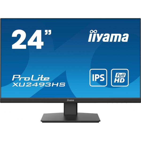 Iiyama XU2493HS-B5 Monitor PC 61 cm [24] 1920 x 1080 Pixel Full HD LED Nero (iiyama ProLite 23.8''LED 1920x1080FHD 75Hz Monitor HDMI DisplayPort Speakers - Black)Iiyama4948570121151XU2493HS-B5