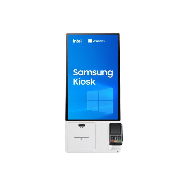 Samsung KM24C-3 Design chiosco 61 cm [24] LED 250 cd/m Full HD Bianco Touch screen Processore integrato Windows 10 IoT Enterprise 16/7 (SAMSUNG WNDOWS KIOSK KM24C-W)Samsung8806094931518LH24KMC3BGCXEN