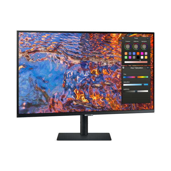 Samsung S80PB Monitor PC 81,3 cm [32] 3840 x 2160 Pixel 4K Ultra HD LED Nero (81,3cm/32'' [3840x2160] Samsung S32B800PXP ViewFinity S8 S32B800PXU 16:9 5ms IPS HDMI DisplayPort USB-C VESA Pivot 4K Black)SamsungLS32B800PXPXEN