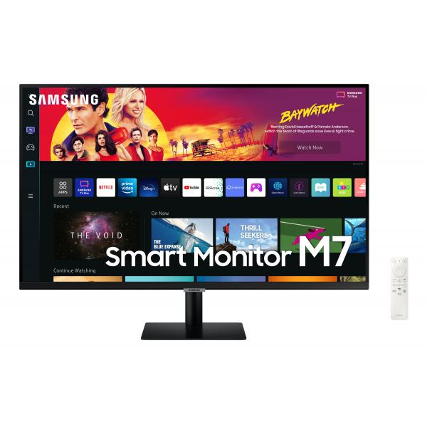 Samsung Smart Monitor M7 - M70B da 32'' UHD Flat (S32Bm700Up 81.3 Cm [32] 3840 - X 2160 Pixels 4K Ultra Hd Led - Black - Warranty: 12M)SamsungLS32BM700UPXEN