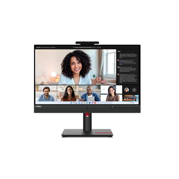 Lenovo ThinkVision T24mv-30 Monitor (Lenovo ThinkVision T24mv-30 - LED monitor - 24 [23.8 viewable] - 1920 x 1080 Full HD [1080p] - IPS - 250 cd/m? - 1000:1 - 4 ms - HDMI, DisplayPort, USB-C - speakers - raven black)Lenovo63D7UAT3UK