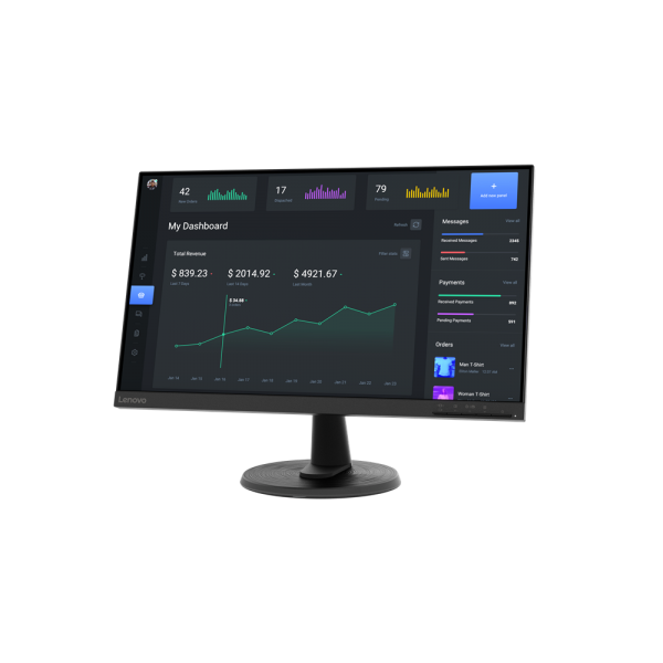 Lenovo C24-40 Monitor (THINKVISION C24-40 23.8IN - 1920X1080 16:9 7MS 3000:1 HDMI/V)Lenovo019680237592463DCKAT6UK