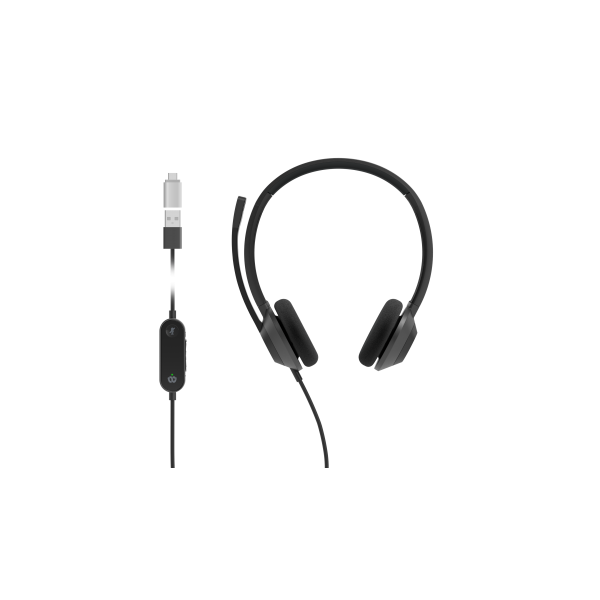 Cisco Headset 322 Auricolare Cablato A Padiglione Ufficio USB tipo-C Nero (Cisco Headset 322 - Cuffie con microfono - over ear - cablato - USB-A - nero carbonio)Cisco0889728513623HS-W-322Q-C-USBC